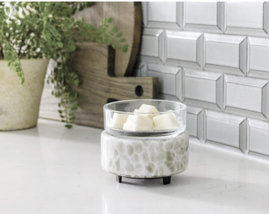 SWIRL GLASS 2-in-1 WARMER